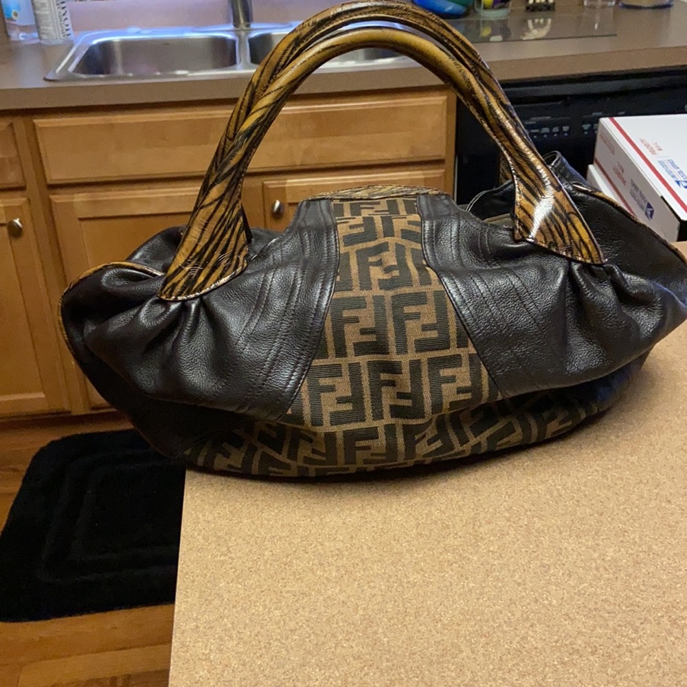 Fendi Tortuga Spy Large Satchel - Picture 6 of 16
